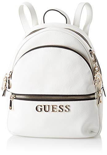 Preisvergleich Produktbild Guess Damen Manhattan Rucksack, Weiß (White / WHI), 28x33.5x12 Centimeters
