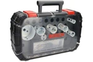 Bosch Professional Set da 9 pz. di Seghe a Tazza Progressor for Wood & Metal (per Elettricista, Ø 19-68 mm, Accessorio per Foratrice)