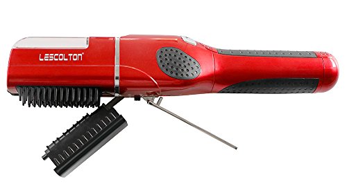Preisvergleich Produktbild Haarschneider – Spliss Trimmer für Frauen automatische Haar Trimmer für Schneiden Trocken und glatt Haare schnurlose Haar Styling schwarz rot