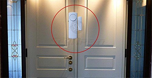 Funk-Türklingel – Tür und Fenster drahtlose Alarmanlage im drahtlos Türalarm Tür Alarm Sensor + Sirene haus alarmanlage sicherheit für haus Einbruch Diebstahl Schutz – Price xes (8) - 7
