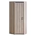 Produktbild Eckschrank Eckkleiderschrank ULTIMO Jugendzimmer Kinderzimmer (COIMBRA ESCHE DUNKEL / GRAPHITE / GRÜN)