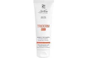 BioNike Triderm D.S. - Shampoo Trattamento per Dermatite Seborroica, Azione Seboregolatrice e Lenitiva, Allevia Prurito, Irritazione e Desquamazione, 125 ml