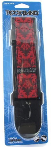 Preisvergleich Produktbild Rock Bund Guitar Strap Rot Für Playstation 3