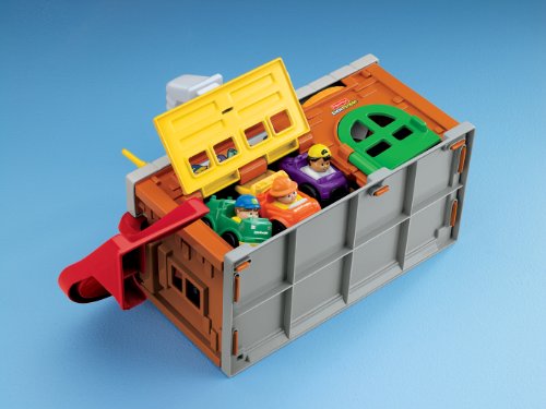 Fisher Price Little People Wheelies Stow N Tow Garage