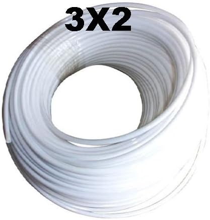 1 Metre of Tubing, Teflon PTFE (Polytetrafluoroethylene), Outer Diameter 3 mm x Inner Diameter 2 mm High Temperature for Extrusion Machines from Mendel, Prusa Flashforge