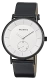 Orphelia Armbanduhr Piste Noir Analog Quarz Leder