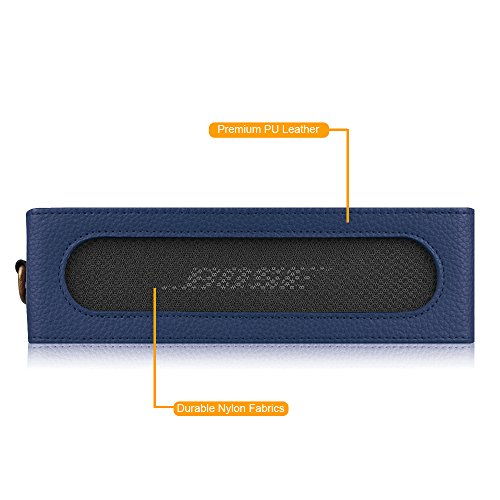 Fintie Bose SoundLink Mini / Mini II Bluetooth Speaker Hülle Abdeckung – Hochwertiges Kunstleder Schutzhülle Tasche Case mit Abnehmbarem Band für Bose SoundlLink Mini 1 / 2 Bluetooth Wireless Speaker, Marineblau - 2