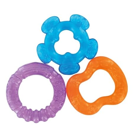 DBb Remond 3 Anneaux de Dentition Rafrachir Assortis Orange Bleu Violet