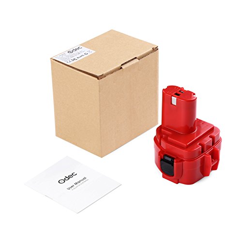Odec Werkzeugakku 12V 3000mAh, Ni-MH Akku für Makita 1220 1222 1233 1234 1235 192598-2 192681-5 193981-6 638347-8 638347-8-2 - 7