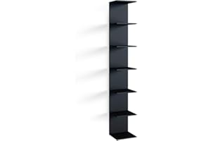 Vicco étagère Paolo, Noir, 30 x 190 cm