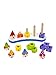 Wooden Clown Stacker Toy with Numbers Ideal Gift for Toddler