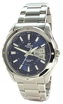 Casio Edifice Montre Homme Analogique Quartz avec Bracelet en Acier Inoxydable – EF-129D-2AVEF