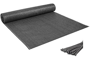 Laneetal Brise Vue Protection du Vent pour Jardin Balcon en HDPE, Anthracite, 1,5x25m