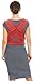Wallaboo Infant Baby Carrier Cross, Font Carrier - Newborn, Poppy Red