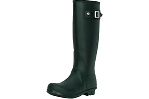 POLAR BOOT Womens Original Tall Side Buckle Dog Walking Snow Rain Waterproof Wellington Boot