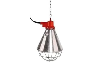 Kerbl 225283 profesjonalny promiennik ciepła z aluminium z 3-krotnym przełącznikiem oszczędnym, 2,5 m, granatowy/czarny