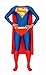 Produktbild Superman SuperSuit Kostüm Und Umhang - Erwachsene Unisex: Männer Und Frauen Zweite Haut | Zentai Strampelanzug Kleidung Outfit Halloween Lycra Billig (Klein)