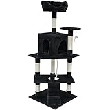 Katzenkratzbaum ca. 150cm Kratzbaum Katzen Katzenbaum Sisal Kletterbaum Spielbaum