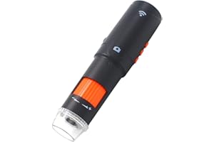 Polarizer WiFi USB Digital Microscope, Topnisus Polarizer Wireless Microscope for iPhone Android Phone Mac Windows with Replaceable Battery (DM023A Polarizer WiFi Microscope)