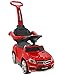 Produktbild Mercedes GL63 AMG Rutschauto Rutscher Kinderfahrzeug Kinderauto, Multifunktionales Spielzeug mit interaktivem Lenkrad mit Soundeffekten verbessert die manuellen Fähigkeiten (Red)