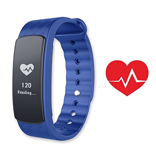 endubro i3HR Fitness Armband mit Herzfrequenz – Monitor für Android Smartphone und iPhone, Schrittzähler, Push-Message und Anrufer – ID Benachrichtigung - 2