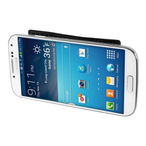 kwmobile KFZ Halterung fÃ¼r Smartphones - PKW Auto Halter Anti-Rutsch Pad aus Gummi in Schwarz - z.B. geeignet fÃ¼r Samsung, Apple