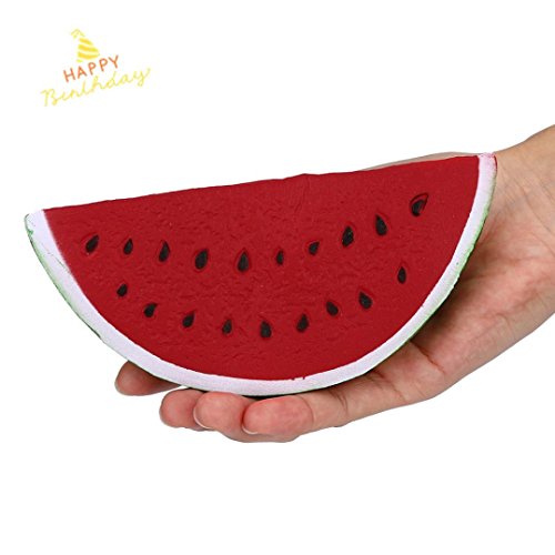 Preisvergleich Produktbild 2018 Honestyi Matschig Spielzeug,Neue Wassermelone Langsam Steigende Fruit Bun Soft Brot Kids FunToys