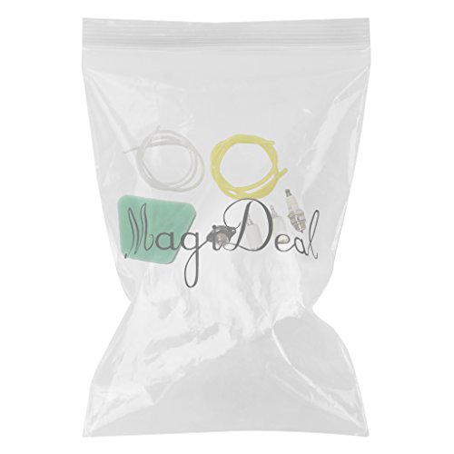 MagiDeal Kraftstofffilter Vorpumpball / Öl Schlauch Filter Zündkerze Ansaugstutzen Für POULAN Kettensäge - 2