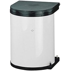 Poubelle pivotante à ouverture automatique - 13 l - Décor : Blanc - WESCO