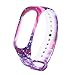 Produktbild FBGood Bunter Sternenhimmel Drucken Ersatz Uhrenarmband Kompatibel mit Xiaomi Mi Band 4, Unisex Watch Ersatzband Mode Geschäft Armband Weiches Silikon Sportarmband