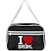 Price comparison product image I Love BRÜHL Retro Shoulder Bag Classic Black