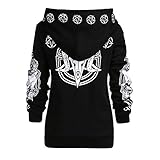 anarchie punk pullover !!!Bitte lesen Sie die Größenänderung sorgfältig vor dem Kauf. Wir sind asiatische Größe, es wird ein bisschen klein sein, es wird empfohlen, ein bisschen größer zu kaufen. Wir sind überzeugt von der Qualität unserer Produkte. Sollten Sie einmal nicht damit zufrieden sein, kontaktieren Sie uns bitte. oder eine Geld-zurück-Garantie. Markenware von Longra.
