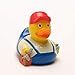 Produktbild Badeente Hand Werker Handwerker Blau Gummiente Mitgebsel Kindergeburtstag 9 cm - Vinyl Quietscheentchen