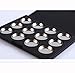 Ularma Makeup Empty 12pcs Aluminum Magnetic Eyeshadow Lipstick Blusher Pans Palette