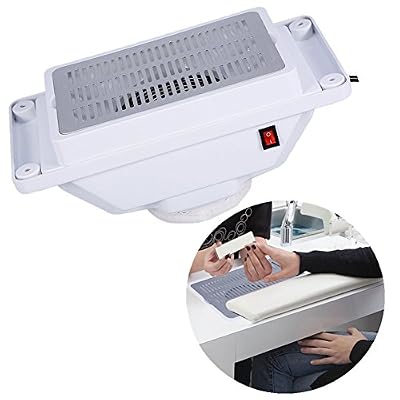 Brino Aspirateur de Poussière d'Ongle pour l'Extraction de Poussière de Gel UV avec 1 Sac de Collecteur