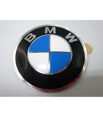Biomar Labs 1 x Stemma Compatibile con BMW Emblema Cappuccio Anteriore Cofano Posteriore del Bagagliaio 82 mm 51148132375 Teschio Skull Nero Argento