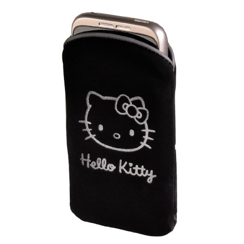 Preisvergleich Produktbild Hello Kitty Handy-Sleeve schwarz