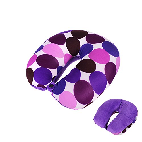 Preisvergleich Produktbild Bettwäscheträume Relax Nackenkissen mit Plüsch Nackenhörnchen 32x31 cm Nackenstütze mit Microkügelchen, Farbauswahl:Lila