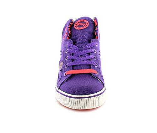 New Ladies/Womens Purple Pastry Sire Lace Ups Hi-Tops Fashion Trainers - Purple - UK SIZE 6.5