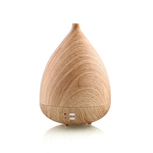 amzdeal Aroma Diffuser Ultraschall Luftbefeuchter 7 Farbwechsler 12W 280ml für Beauty-Salon, Spa, Yoga, Schlafzimmer, Wohnzimmer, Konferenzraum