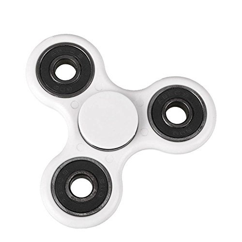 Senders Tri-Spinner Fidget EDC Hand Spinner Fidget Toy Great for Anxiety Stress-Relief ADHD Quit Smoking Focus (White) Senders Tri-Spinner Fidget EDC Hand Spinner Fidget Toy Great for Anxiety Stress-Relief ADHD Quit Smoking Focus (White)