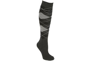 Covalliero Brescia 325436 Chaussettes d'équitation Anthracite/Gris Taille 40-42