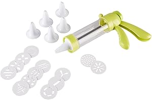 YOKO DESIGN 1264 Presse à Biscuit ABS/PS/Polypropylène Vert 25 x 16 x 6 cm