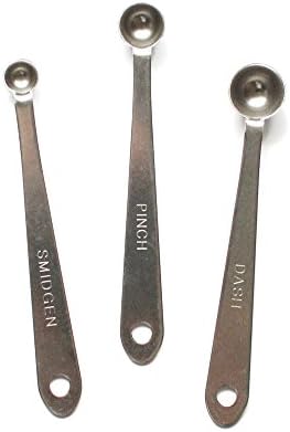 RSVP Endurance Stainless Steel Smidgen Measuring Spoon Set (Damaged Packaging)