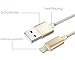 Produktbild 3 in 1 Multifunktions Kabel, Rock 1.2m USB 2.0 Micro Kabel [Hochwertiges Nylon geflochten] [Blitz-Übertragung] [Verzinntes Kupferdrahtkern] für IOS / Type-C / Micro (iPhone, iPad, Samsung Galaxy, other Android) (B-2, Rosa)