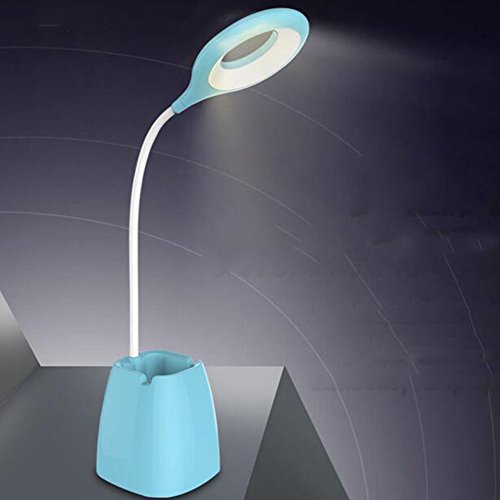 Preisvergleich Produktbild LED Schreibtischlampe Touch Control Tischlampe Energiesparende Light Kreative Studentenlicht,Blue