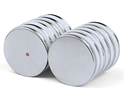12Pc Super Strong N52 Neodymium Magnet 1.26" x 1/8" NdFeB Discs, The World's Strongest & Most Powerful Rare Earth Magnets by Applied Magnets