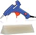 Blusmart Mini Pistola colla a caldo con 25 pezzi stick di colla Alta temperatura Pistola a colla Grilletto Flessibile Per Piccoli Progetti Fai Da Te E Imballaggio E Piccole Riparazioni Pulite A Casa E In Ufficio (20-watt, Blu)
