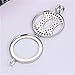 Linkings Unisex Aromatherapy Necklace Essential Oils Diffuser Hollow Locket Pendants