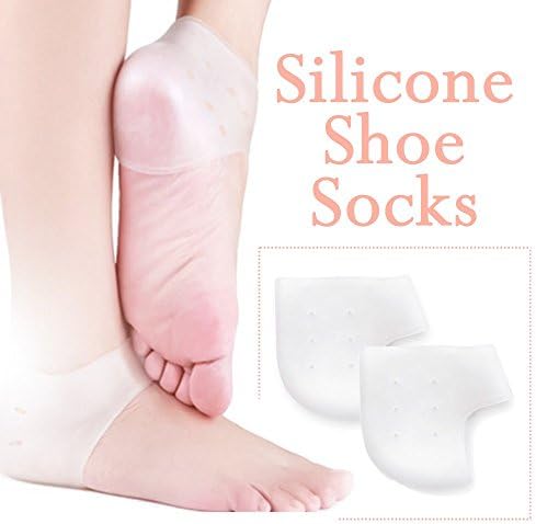 Heel Spurs Pads Plantar Fasciitis Gel Socks Silicone Cups Shoe Insert Protectors